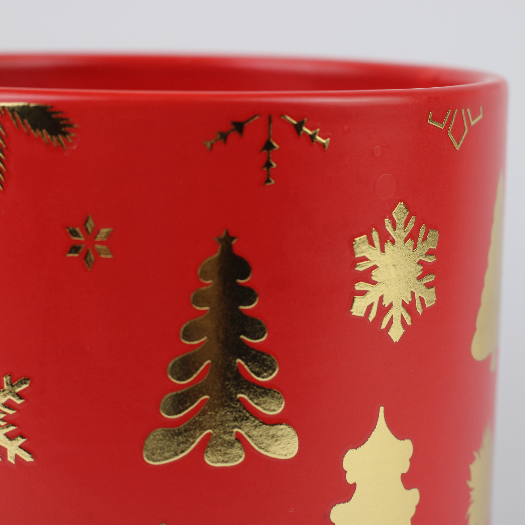 Florinia - Wholesale Plant Pot - Christmas Ceramic Planter – Single Piece (Red or Green) – Festive Holiday Tree Design2