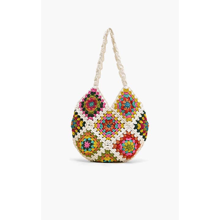 America & Beyond - Wholesale Shoulder Bag - Women's - The Ultimate Slouchy Crochet Shoulder Bag