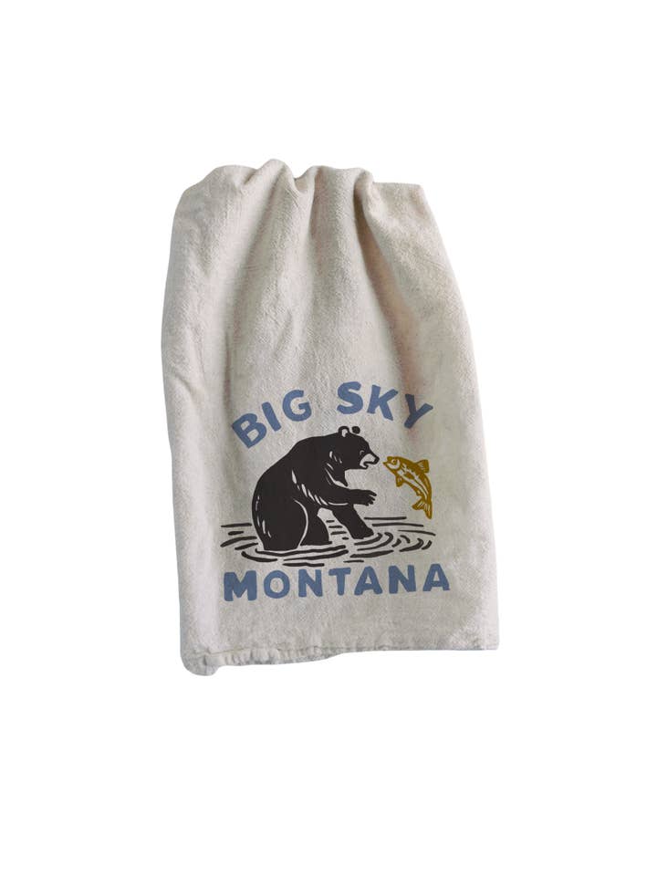 Catch of the Day Tea Towel for wholesale by Intrigue Ink