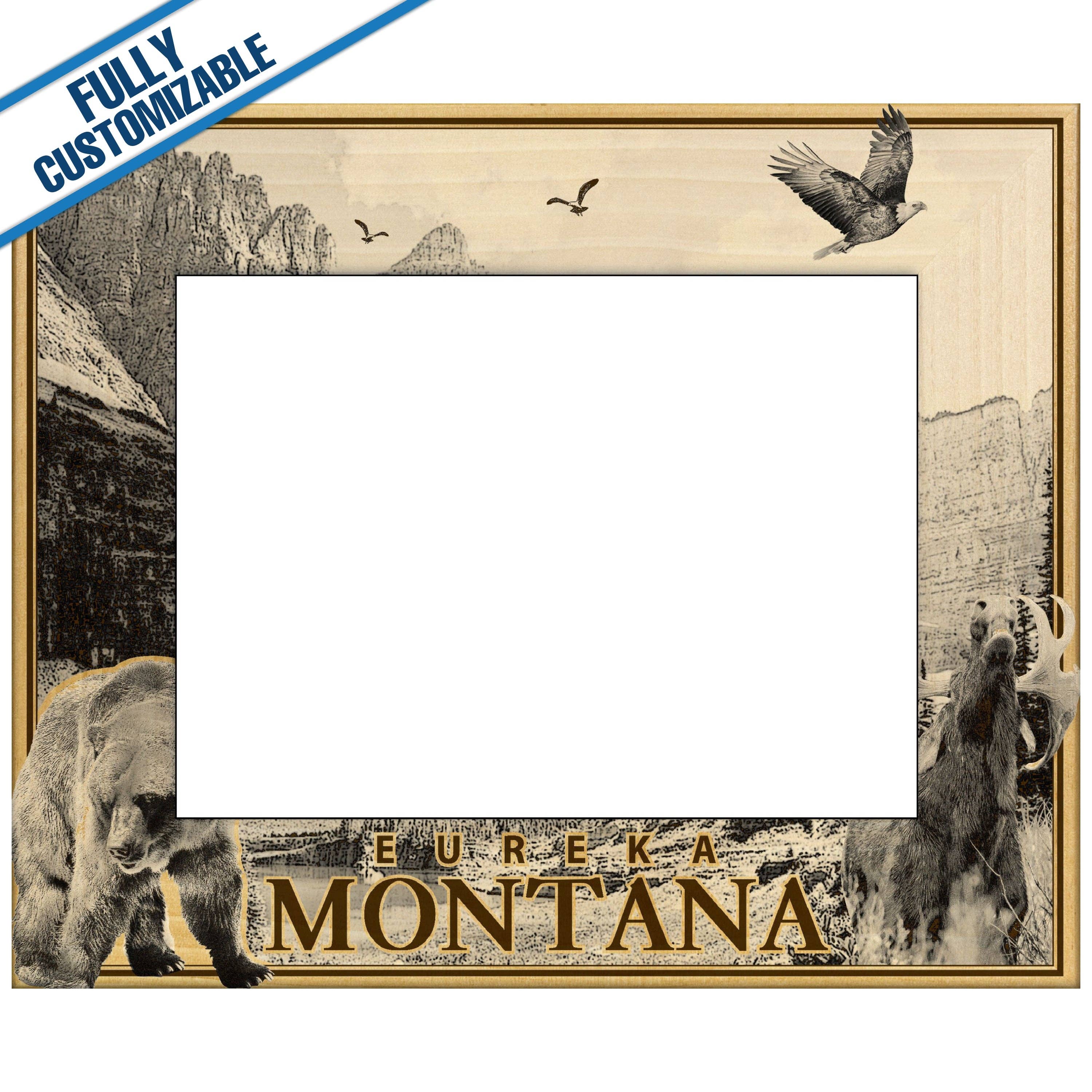 GiftWorksPlus - Wholesale Picture Frame - Engraved Alderwood Frame - Fully Customizable6