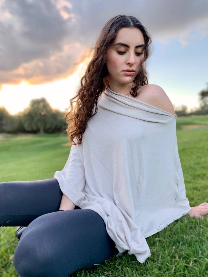 Super Soft Poncho for wholesale by a.ell design