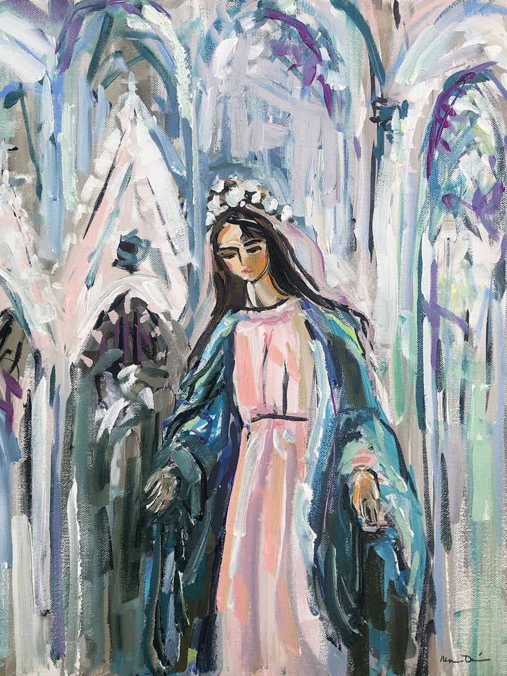 Stampa su carta della serie Natchez, «Mary» per la vendita all'ingrosso da parte di Maren Devine Art