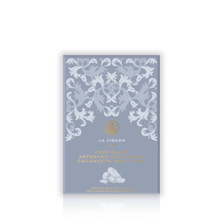 Artisan Dark Chocolate with Peanut, Honey, and Salt 100 g for wholesale by Chocolates Marcos Tonda