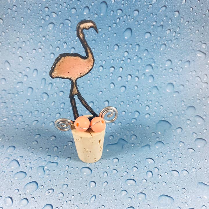 Iron Jewel – Großhandel Weinverschluss – Flamingo Weinstopper nautischer Weinkorken Küstengeschenke USA