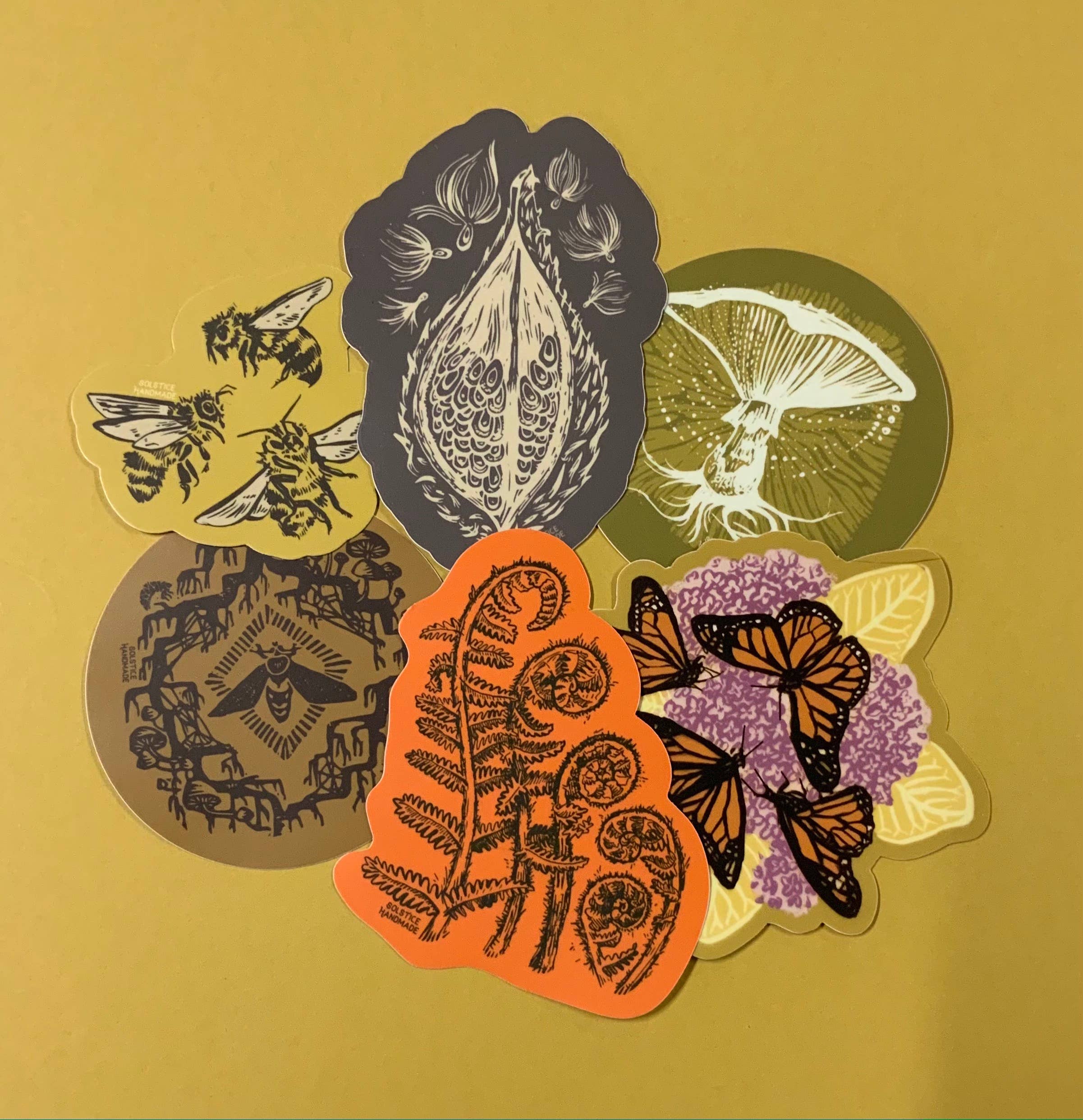 Solstice Handmade - Vendita all'ingrosso Adesivo - Adesivo con api2
