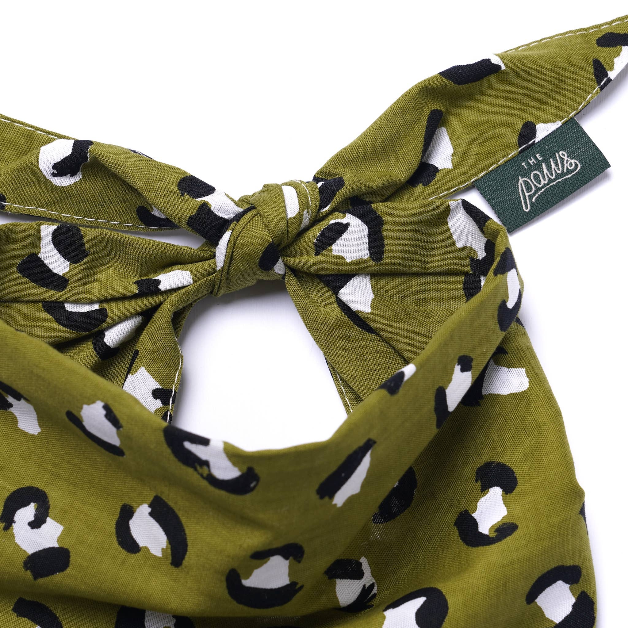 The Paws - Wholesale Pet Bandana - Dog - Olive Dog Bandana4
