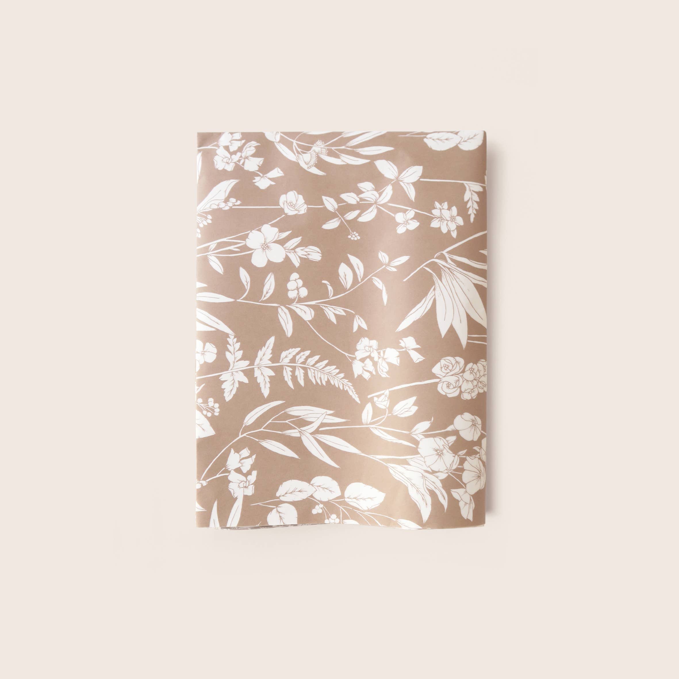 Typoflora – Großhandel Seidenpapier – Seidenpapier mit botanischem Muster in Mokka4