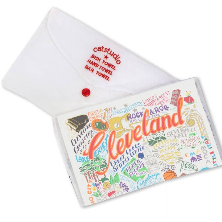 catstudio - Wholesale Tea Towel - Cleveland Dish Towel