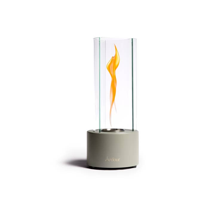 Neon Kactus - Wholesale Decorative Tabletop Object - Ardour Enya - Indoor & Outdoor Tabletop Fire Pit - (Sage)