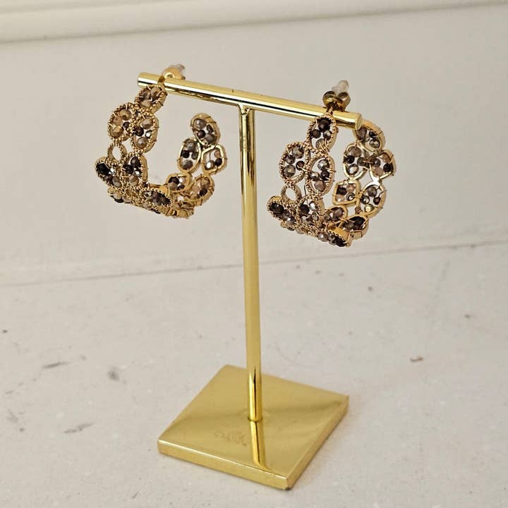 JOYTI STEEL EARRING for wholesale by Shamai