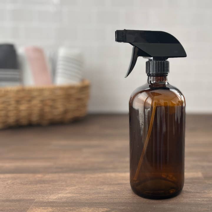 The Bottle Shoppe - Wholesale Spray bottle - 16oz Amber Bottle | Cap or Sprayer5