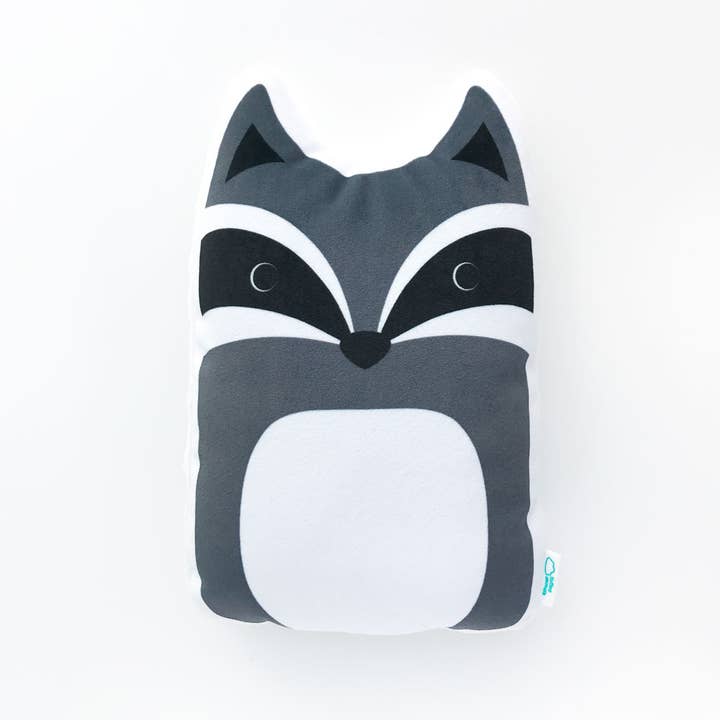 Raccoon Pillow for wholesale by Fluffed Animals