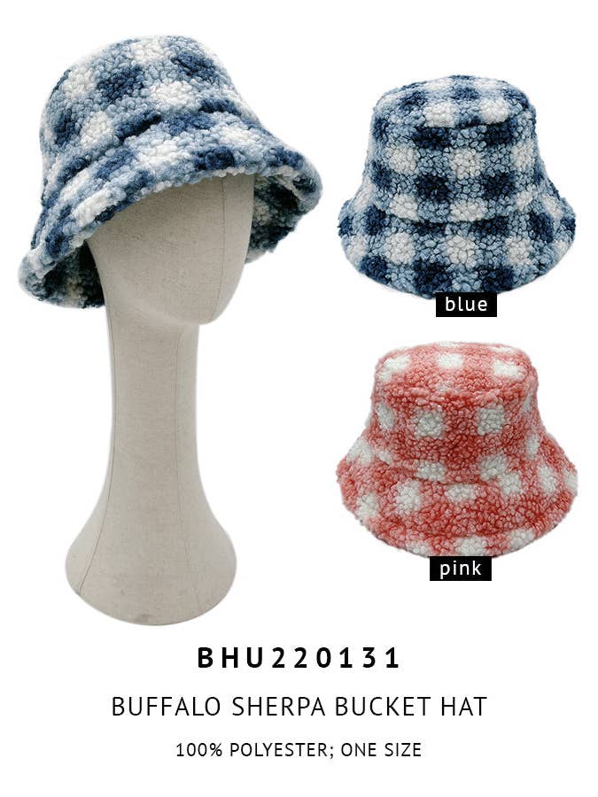 Buffalo Sherpa Bucket Hat för wholesale av Do Everything In Love®
