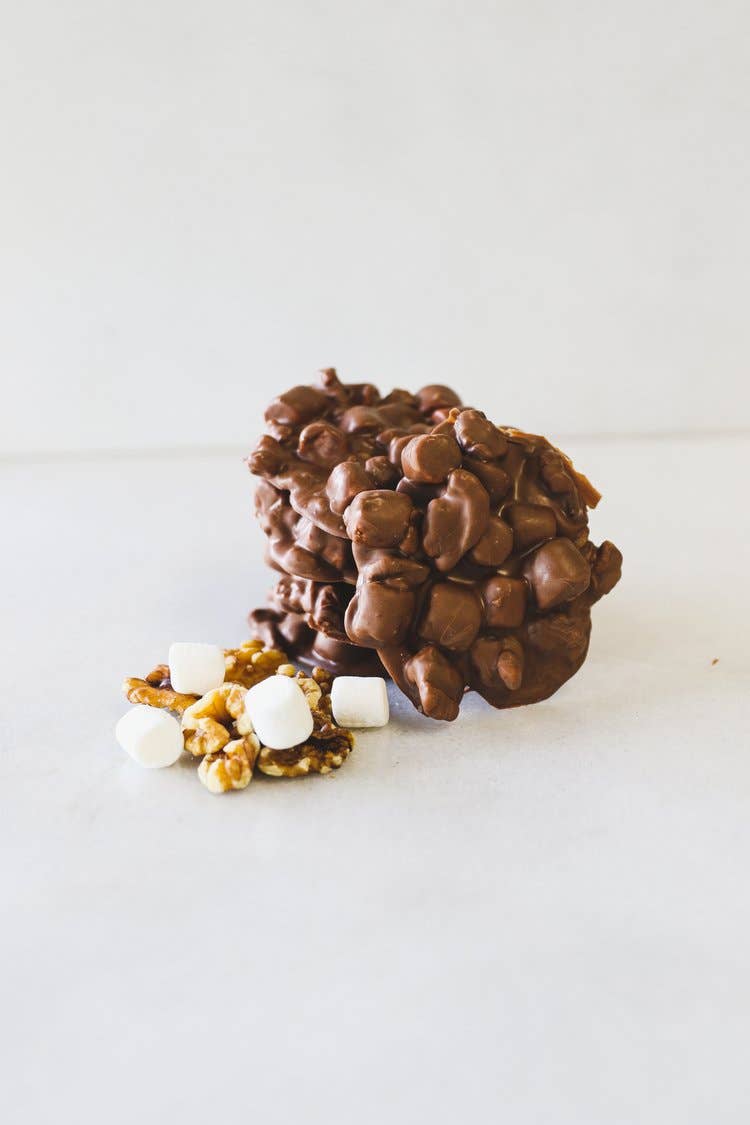 Maggie Lyon Chocolatiers - Wholesale Chocolate Covered Sweets - Rocky Road Clusters / 4lb. Case