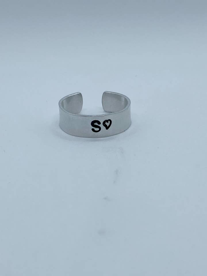 Anillo inicial personalizado para venta al por mayor de aroundloveco.