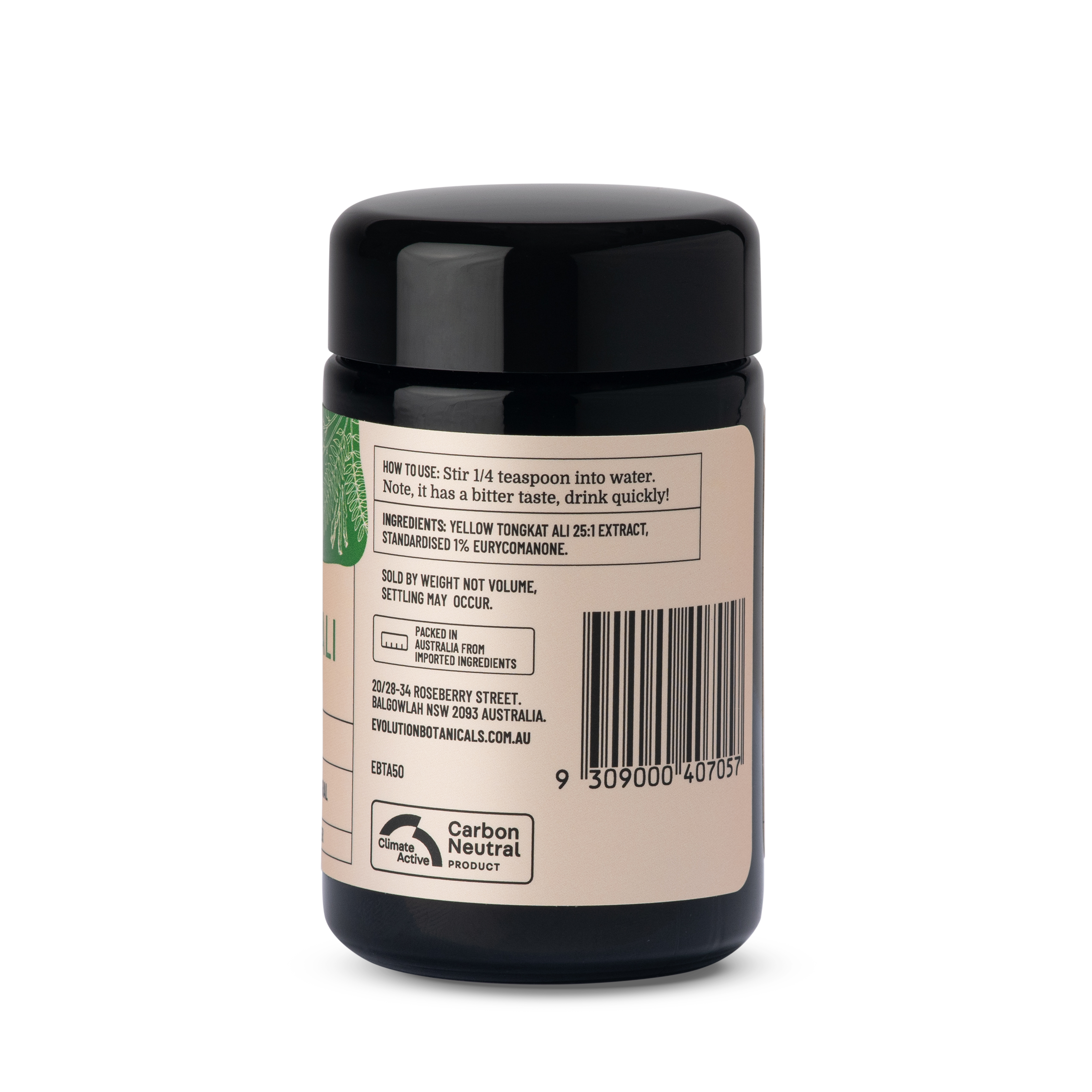 Evolution Botanicals – wholesale Oral supplement/vitamin – Tongkat Ali1