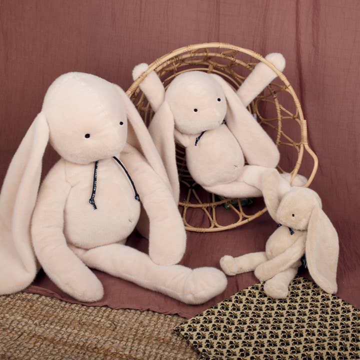 MAÏLOU TRADITION - Wholesale Stuffed/Plush Toy - Kids & Baby - LAPIN MELOE 37 cm beige1