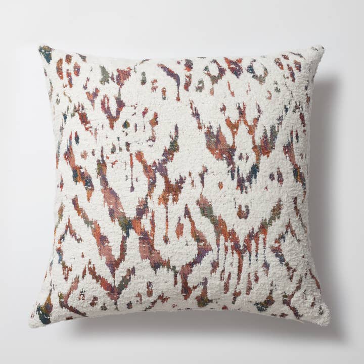 Federe decorative quadrate intrecciate con design Ikat Tapestry per la vendita all'ingrosso da parte di Fineroom Living