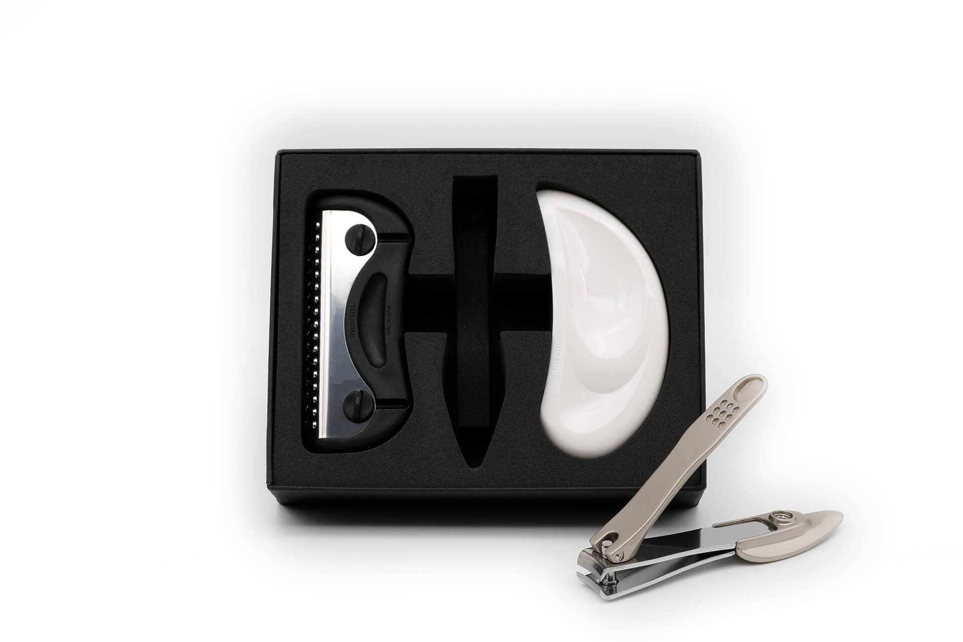 Seki Edge - Wholesale Nailcare Set - 3-piece pedicure set (approved for aircraft) G-31111