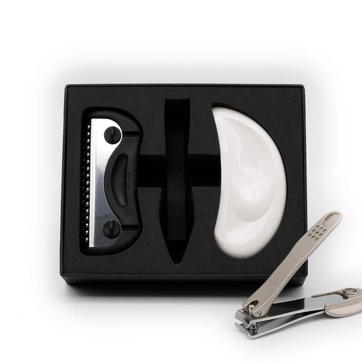 Seki Edge - Wholesale Nailcare Set - 3-piece pedicure set (approved for aircraft) G-31111