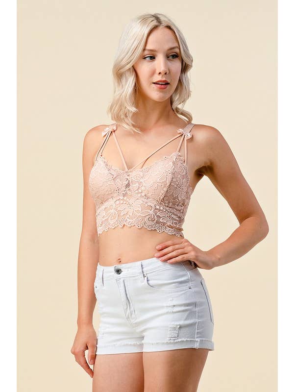 MIO WHOLESALE - Wholesale Bralette - Women's - LB37C LACE BRALETTE4