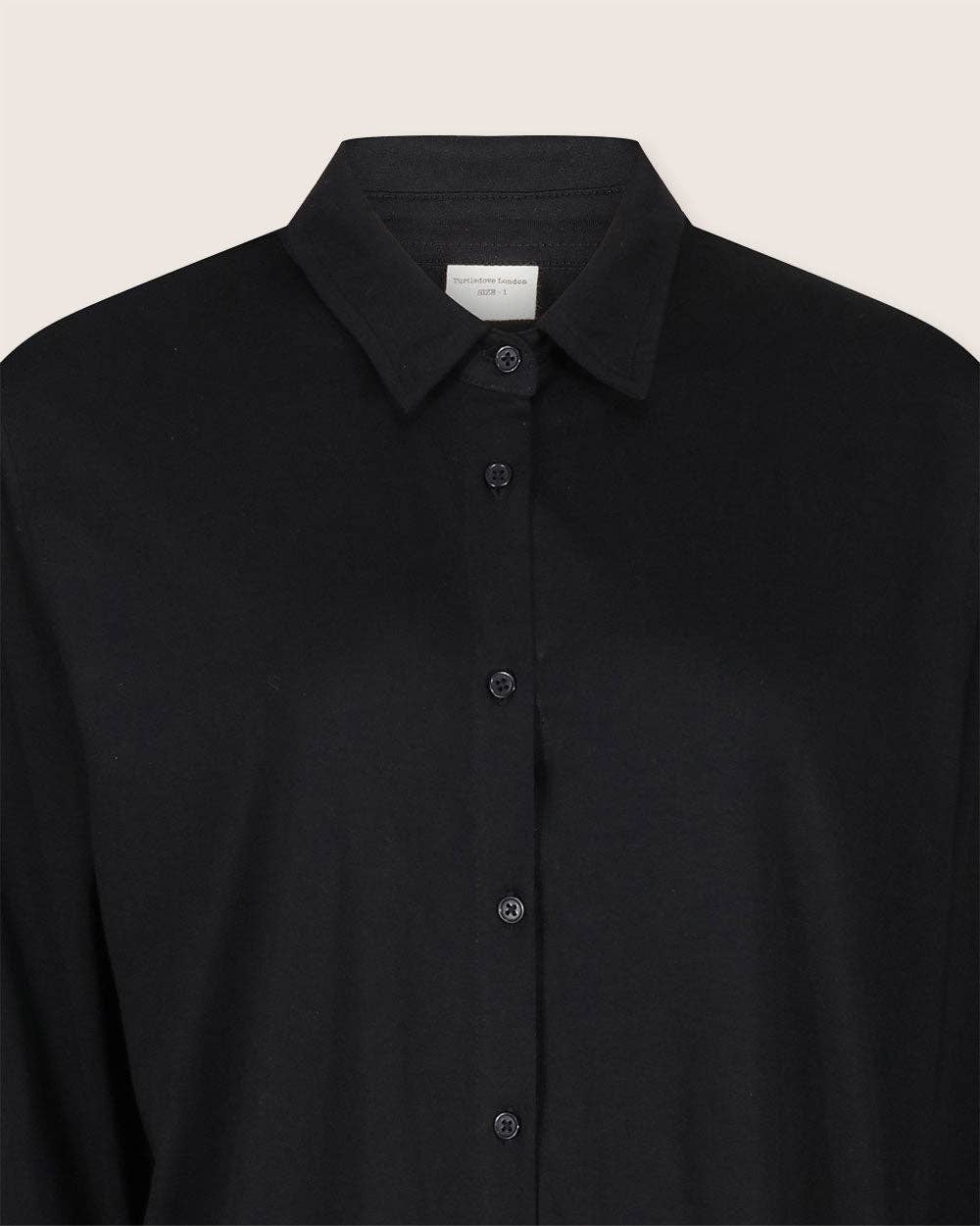 Shana Black Collared Jumpsuit for wholesale on Faire4