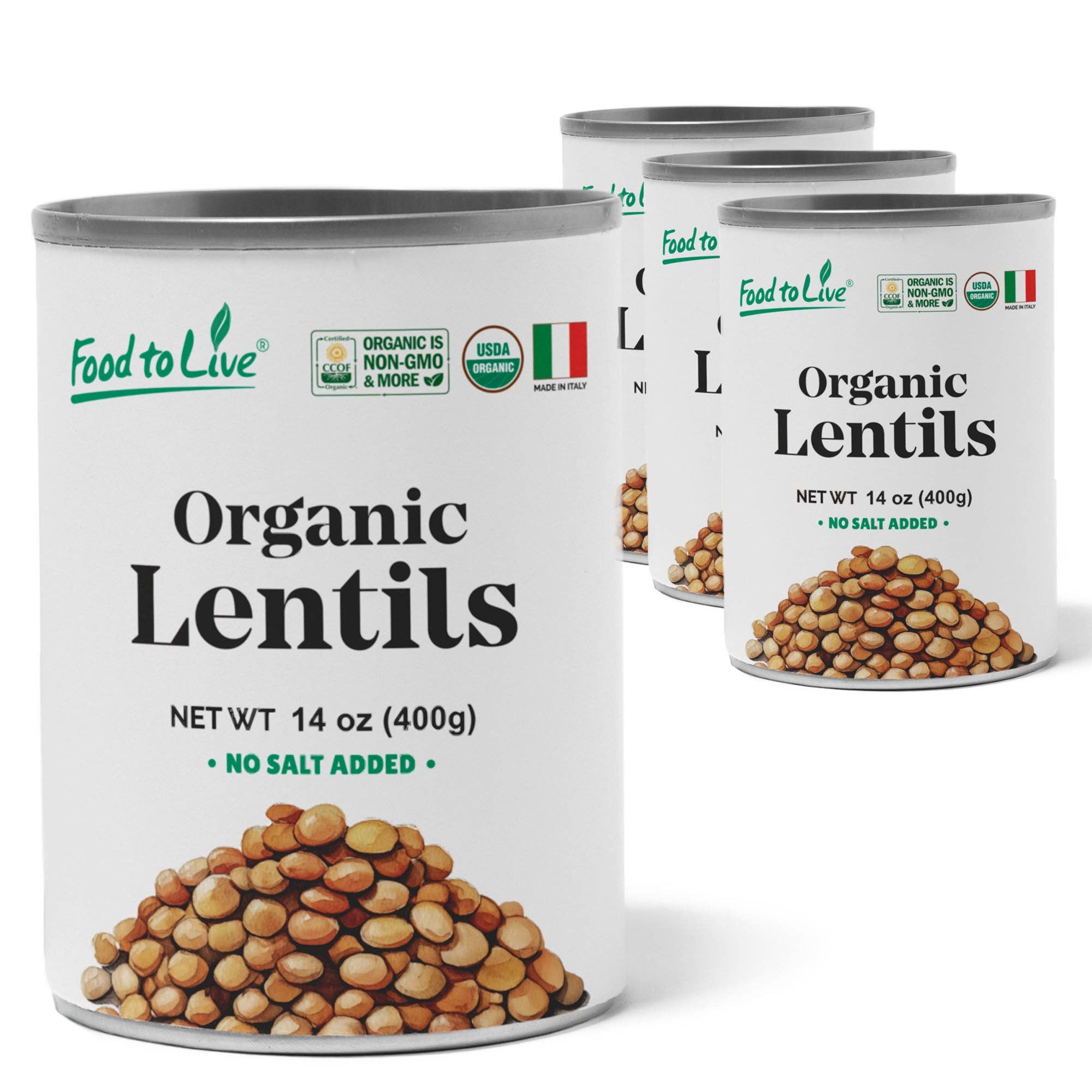 Food To Live - Vendita all'ingrosso Fagioli - Lenticchie in Scatola Biologiche – Non Salate, Non-OGM, Vegane – di Food to Live9