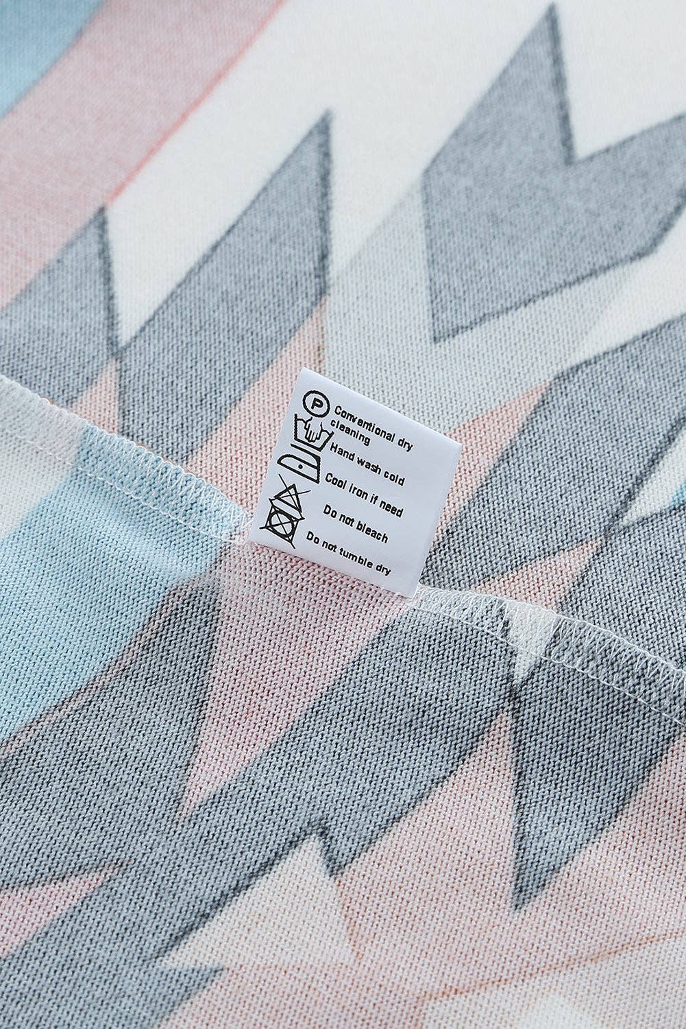 Flerfärgad Flerfärgad lång kofta med geometriska blockmönster och öppen front för wholesale på Faire8