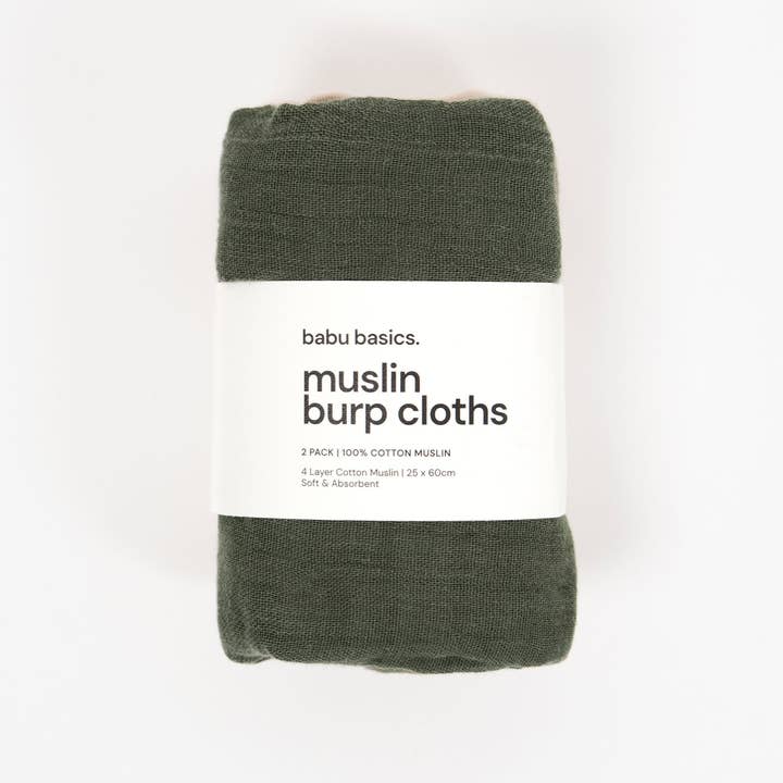 Babu - Wholesale Burp cloth set – Baby - Muslin Burp Cloth Set (2 pack)4