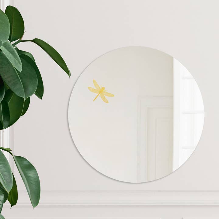 Espejo decorativo Dragonfly L, pintado a mano en Italia para venta al por mayor de BiCA-Good Morning Design