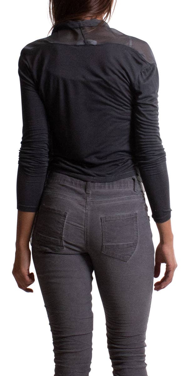 Gigi Moda - Wholesale Cardigan - Women's - Silk Front Cardigan23