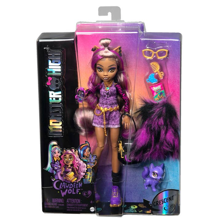 Toysmith - Wholesale Doll - Kids - Mattel Monster High Clawdeen Doll