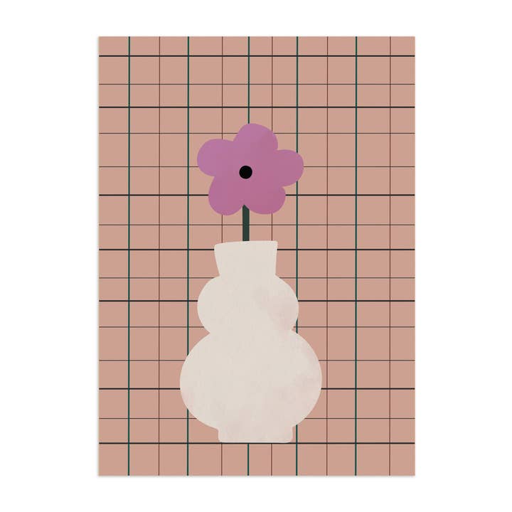 Poster Tiny Bouquet, papier écologique et emballage pour la vente par Little Otja