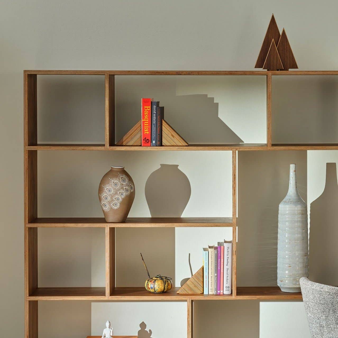 Relic Modern™ | Furniture & Objects - Wholesale Bookend - Modern Walnut & Baltic Birch Wood Bookends - Sold as a Pair4