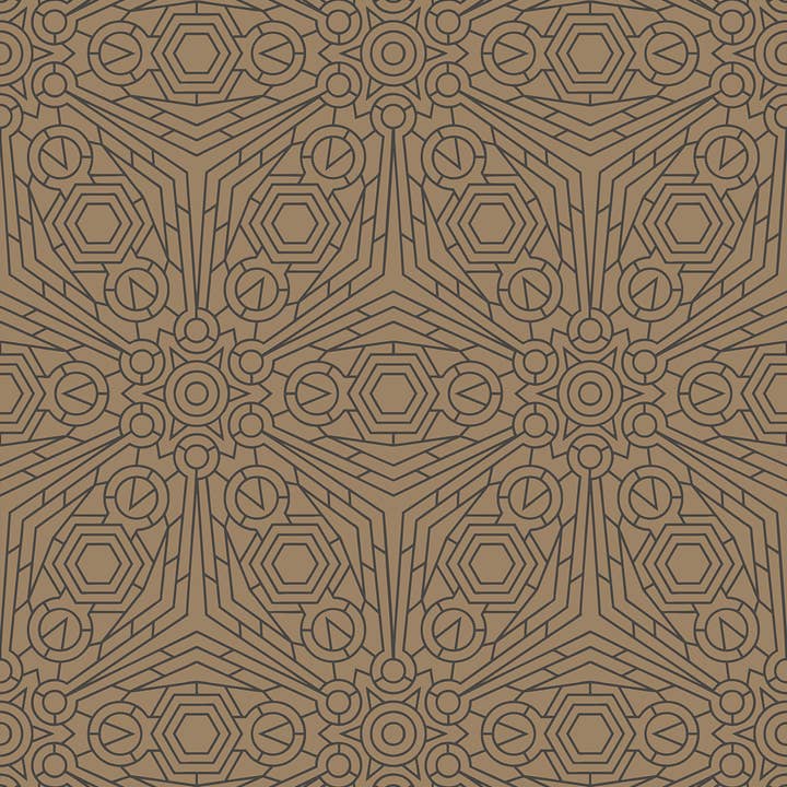 Kristallin - Tapete aus Karton für den Großhandel von Detroit Wallpaper Co.