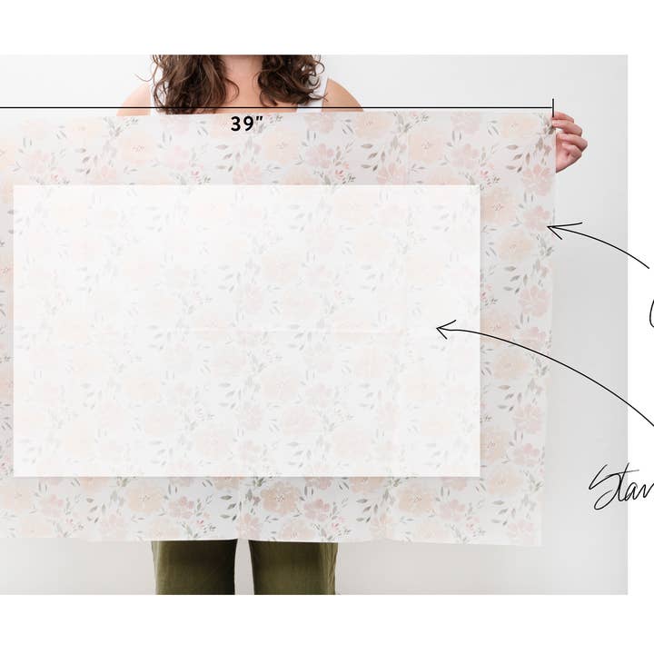 Itsy Belle Studio - Wholesale Tissue Paper - Floral Tissue Paper 28 large sheets5