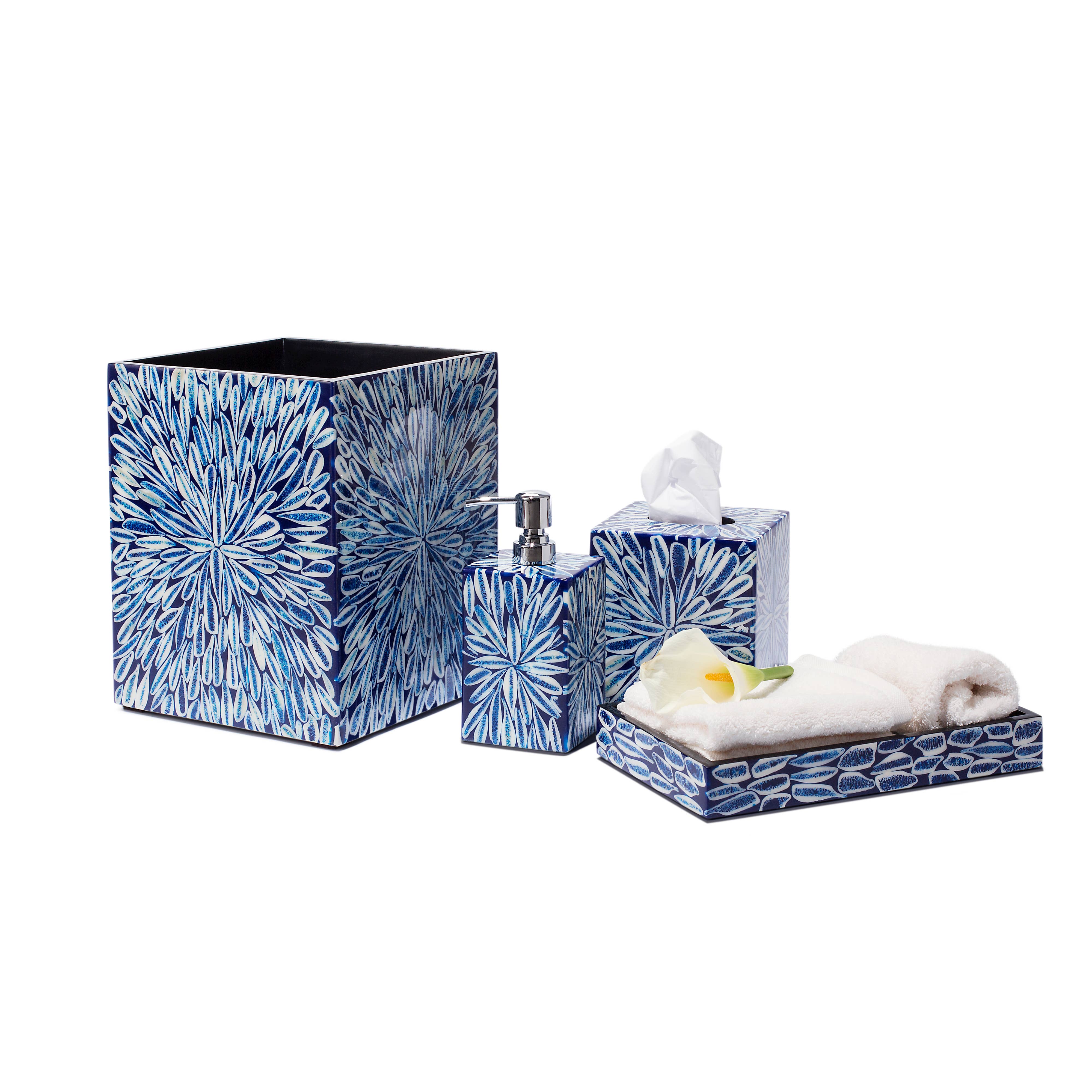 LADORADA - Wholesale Tissue Box - Blue Almendro Tissue Box1
