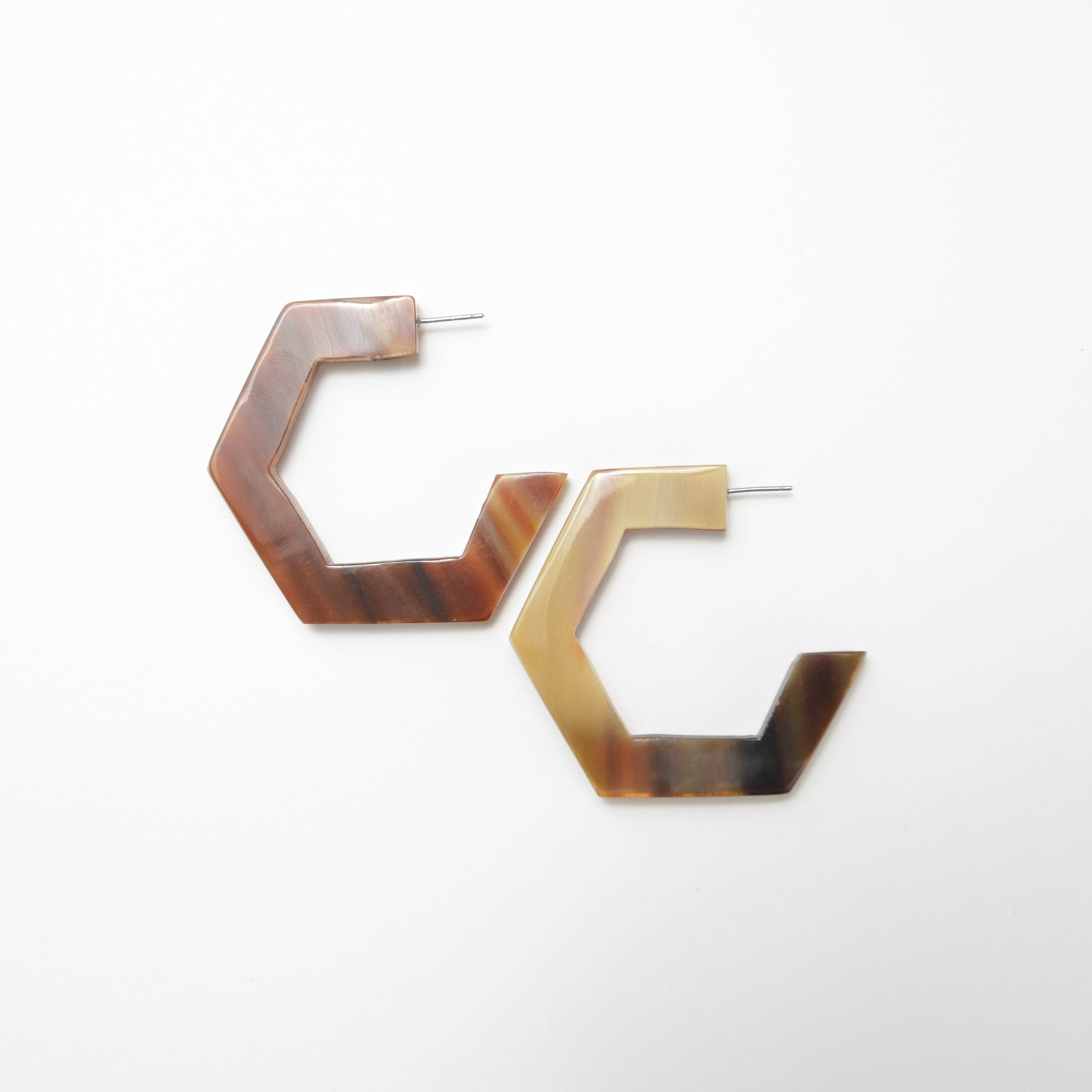 MAADILI COLLECTIVE – wholesale Hoop earrings – Honeycomb Hoop Earrings0