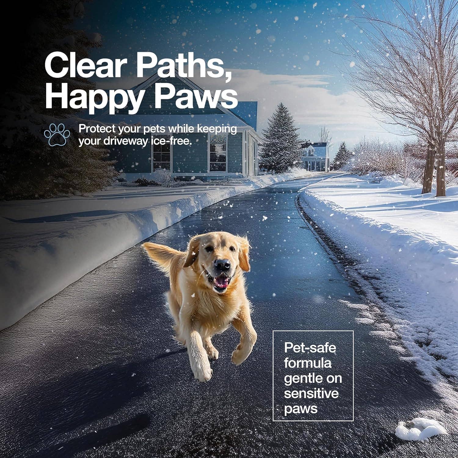 Play22 - Vendita all'ingrosso Spray deodorante per animali - Disgelo sicuro per animali domestici 35 lb Rimozione di neve e ghiaccio per vialetti &1