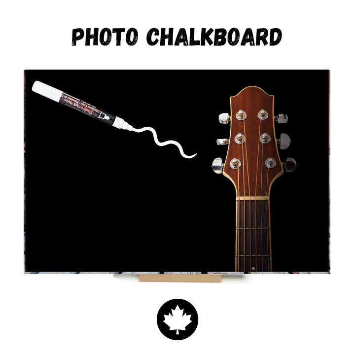 Guitar Neck - Jeannie B Photo Chalkboard for wholesale by JEANNIE B