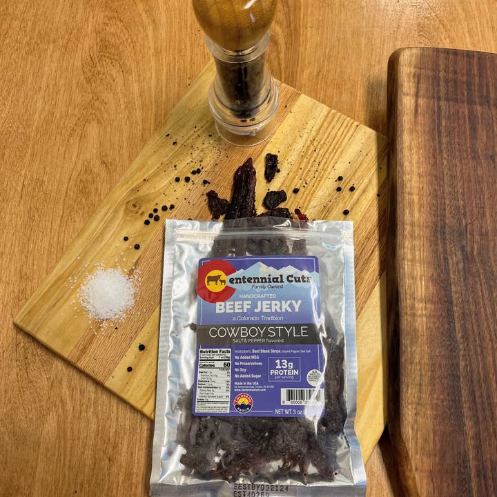 Centennial Cuts - Wholesale Jerky - 3 oz Cowboy Style Beef Jerky