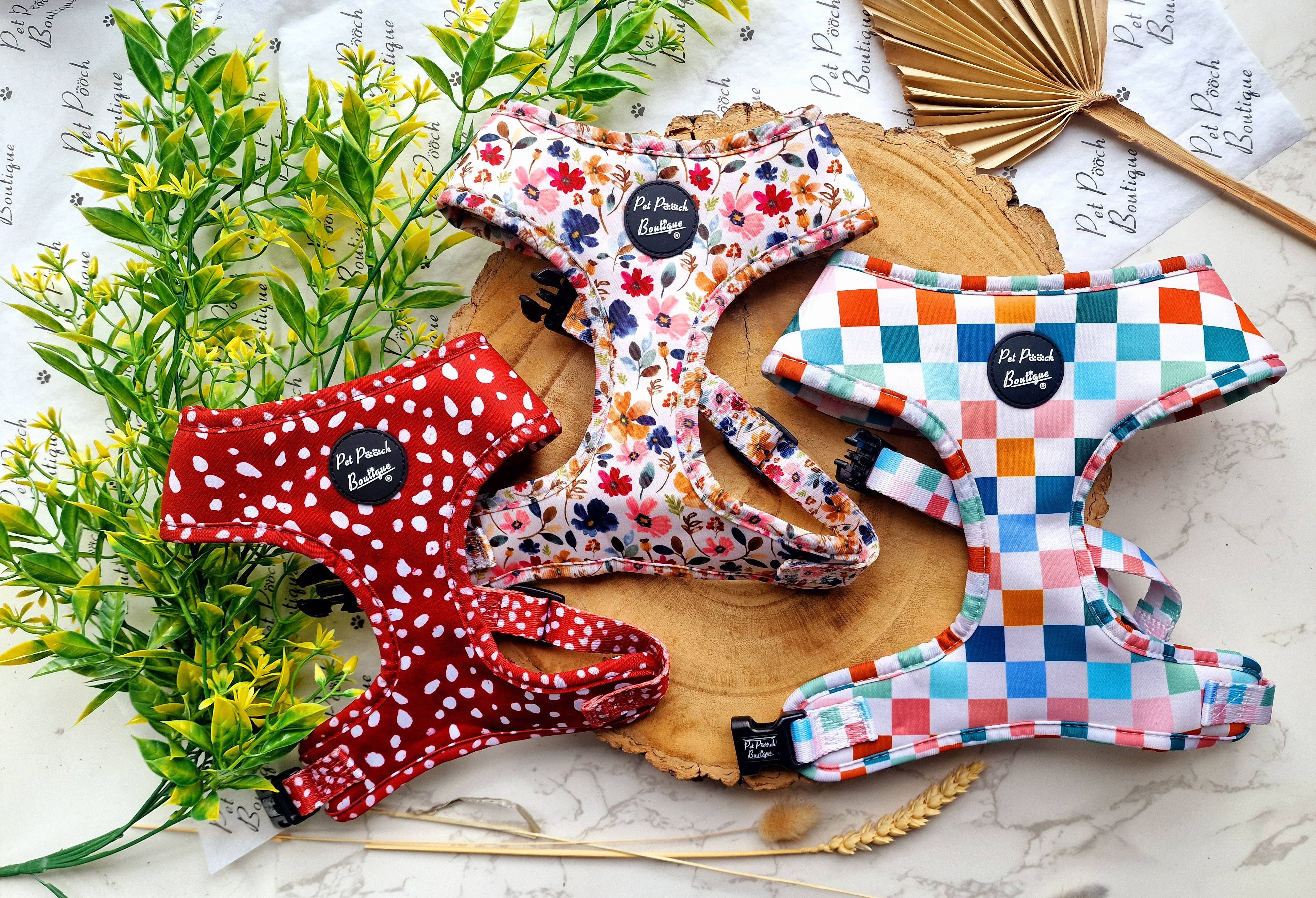 Pet Pooch Boutique - Venta al por mayor Correa - Perros - Correa para perro de setas amapola - Reversible (rojo)3