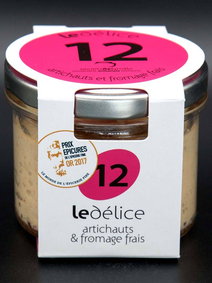 Délice D'Artichauts Et Fromage Frais Médaille D'Or Épicures pour la vente par Secrets De Famille