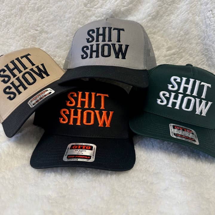 SHITSHOW bestickte Trucker-Kappe, Lustige Trucker-Kappe, für den Großhandel von Mainstream Merch