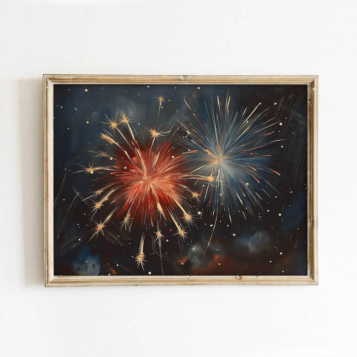 Vuurwerk kunstprint voor wholesale door Paper House Print Shop