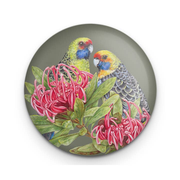 Wild Arrangement - Badge for wholesale by Hayley Wilson
