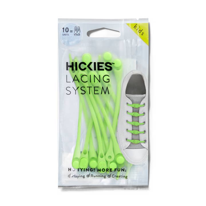 HICKIES - Wholesale Shoelaces - Kids & Baby - HICKIES Kids Lime0