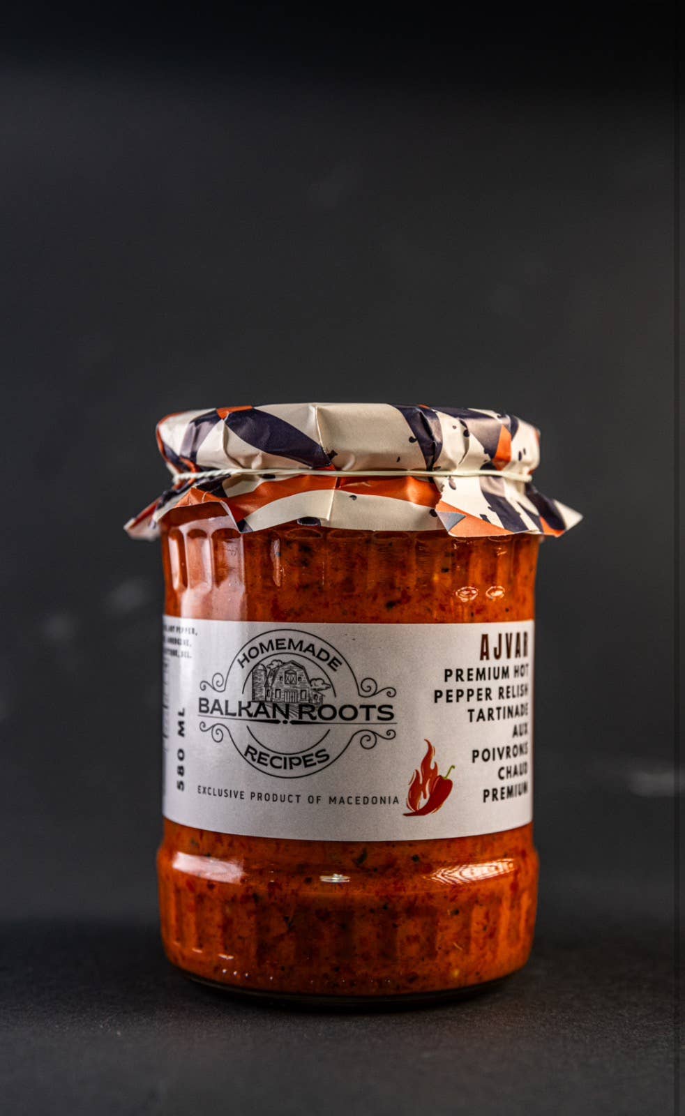 Country Roots - Wholesale Relish - Premium Pepper Spread 580 ML- HOT1