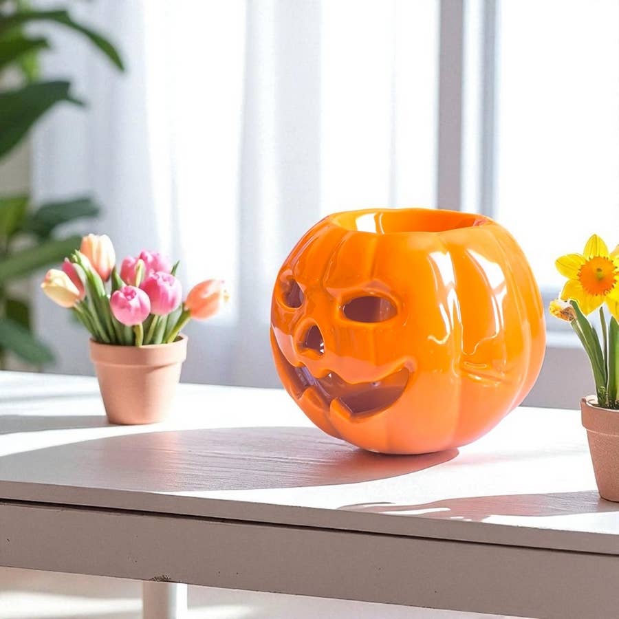 Zen'Arôme - Wholesale Oil Warmer - Ceramic Pumpkin Incense Burner – oils, wax & fragrance6