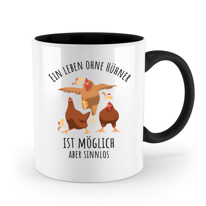 GARTENFAN - Wholesale Coffee Mug - A life without chickens is possible but pointless - cup
